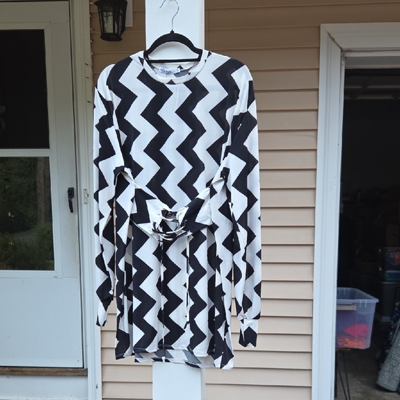 NWT Rebdolls Chevron Dress - Picture 1 of 7